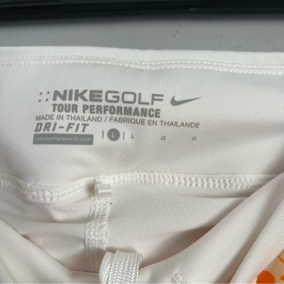 Nike Golf Dr Fit Skort Orange Ombré Print Sz L - Picture 4 of 6